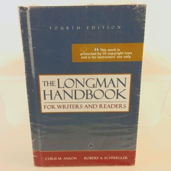 The longman's handbook For Writers And Readers 4th Edition (in seal) - Picture 1 of 8
